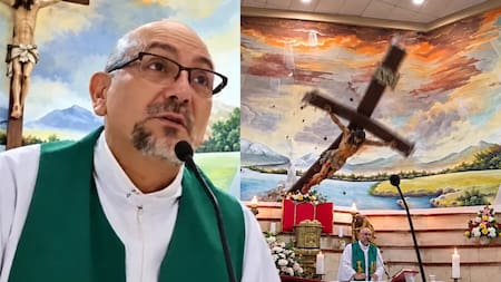 “Todos vamos a morir”: las últimas palabras del sacerdote que murió tras caerle una cruz durante una misa