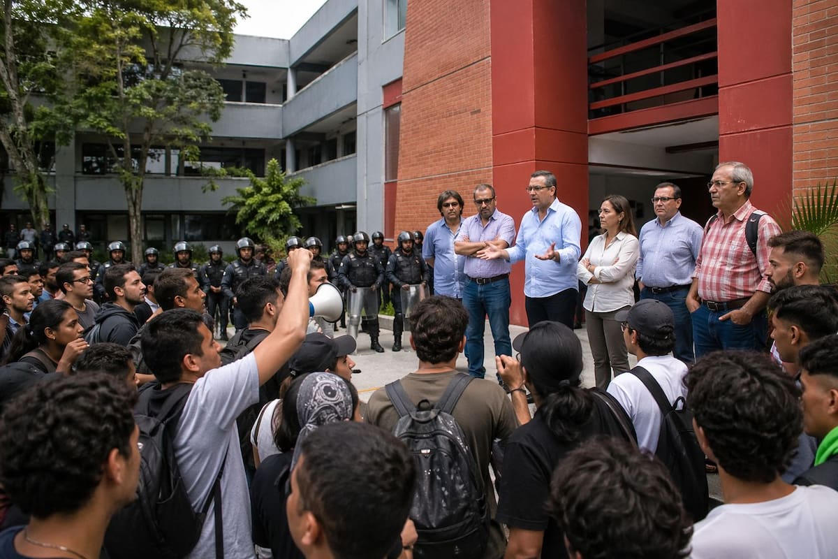 Polémica por altos salarios académicos.
Foto tomada de: generada con IA