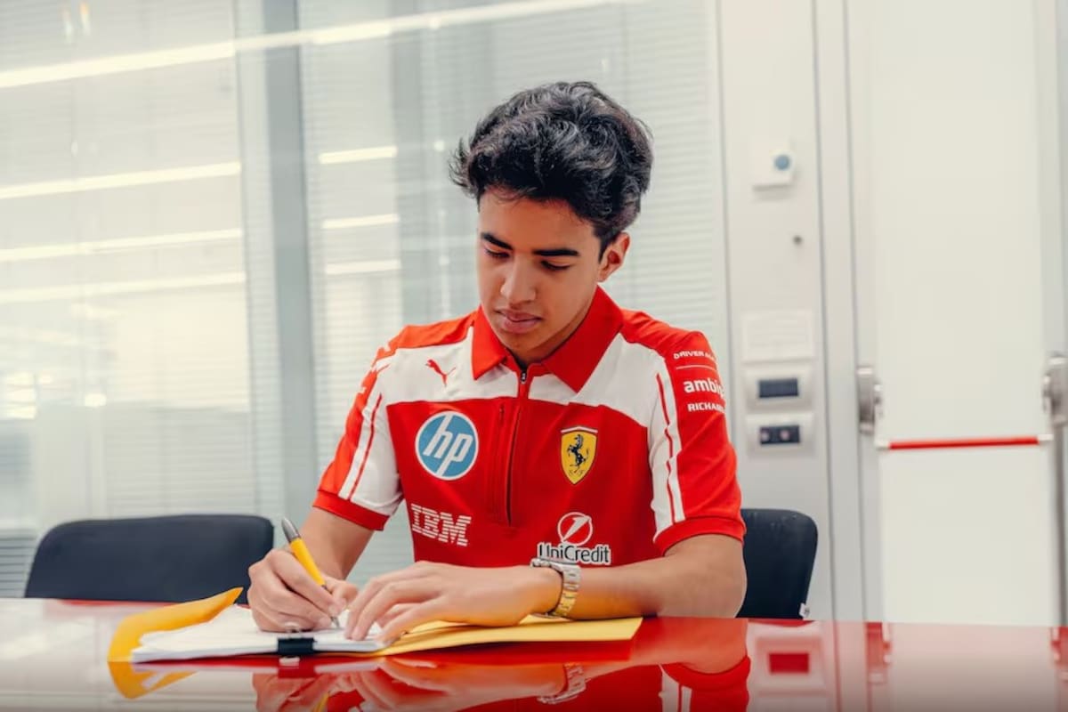 ¡Orgullo colombiano! Salim Hanna ficha por Campos Racing y dará el salto a la Fórmula 3 en 2027. /FOTO: Ferrari
