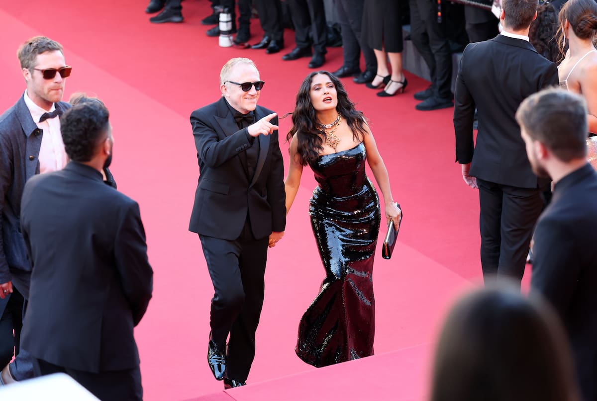 Salma Hayek y su esposo Francois-Henri Pinault.