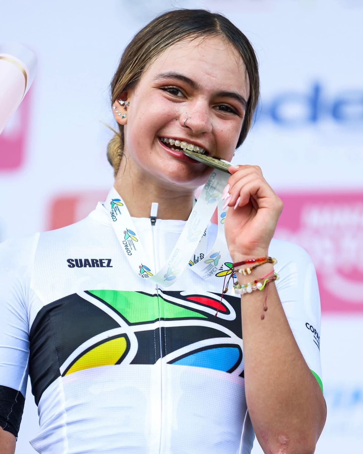 Salomé Vargas fue protagonista de una actuación memorable. Foto: Ministerio del Deporte.