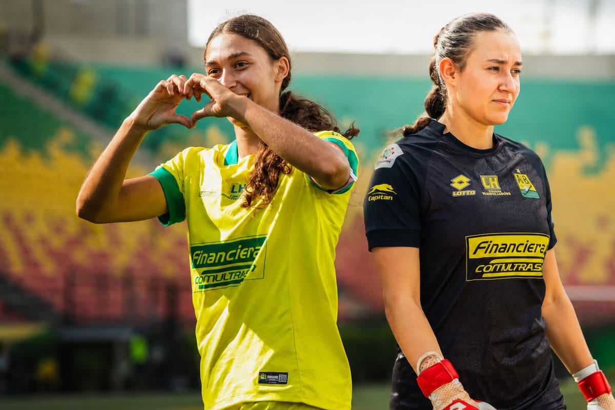Las jugadoras de Atlético Bucaramanga, Samantha Isabella Rodríguez Curubo y Ana Sophia Quiroga Vargas, fueron convocadas a la selección Colombia Sub-20. Foto: Atlético Bucaramanga.