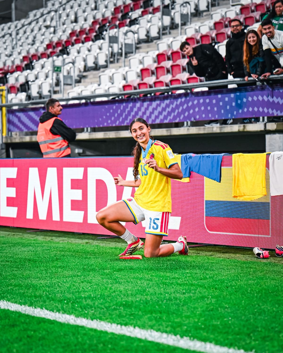 De las canchas de Bucaramanga al Mundial: la historia de Samantha Rodríguez con Colombia. Foto: Suministrada.