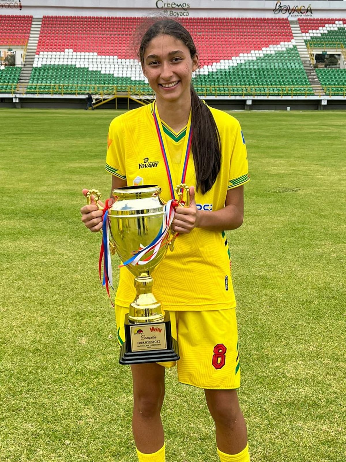 Samantha Rodríguez campeona en Tunja.