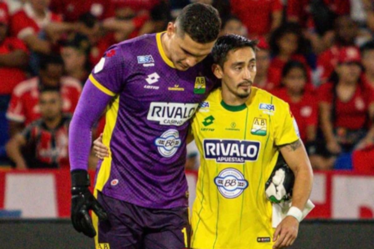 Fabián Sambueza le envió un emotivo mensaje a Aldair Quintana, quien se fue del Atlético Bucaramanga. Foto: Instagram de Fabián Sambueza.