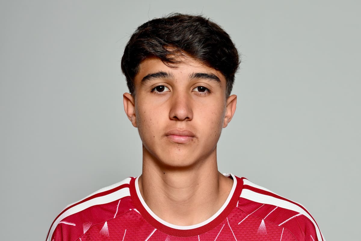 Liverpool confirmó el fichaje de Samuel Martínez, quien se incorporará a la LFC Academy para la temporada 2027-2028. /FOTO: Liverpool