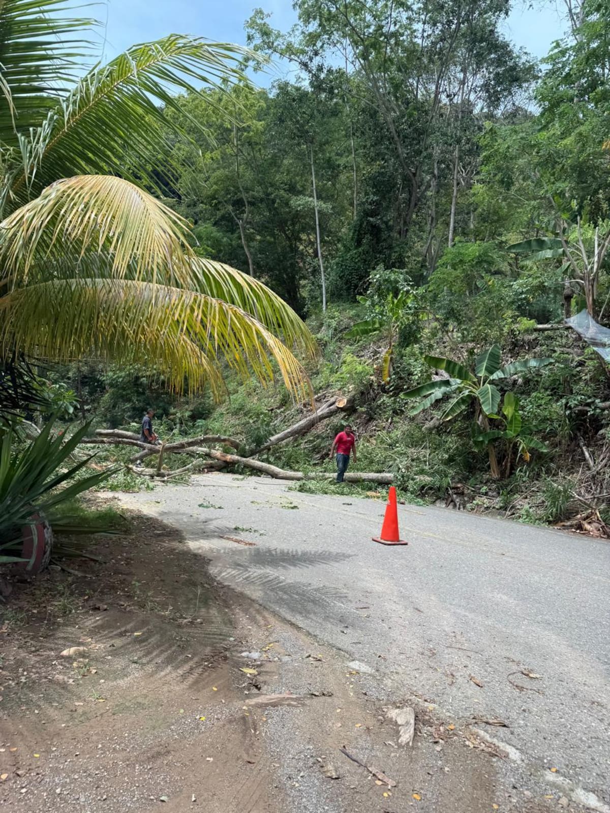 Conductores enfrentan un peligro creciente en la vía San Vicente–Bucaramanga. (Foto suministrada por Adrián Romero / VANGUARDIA)