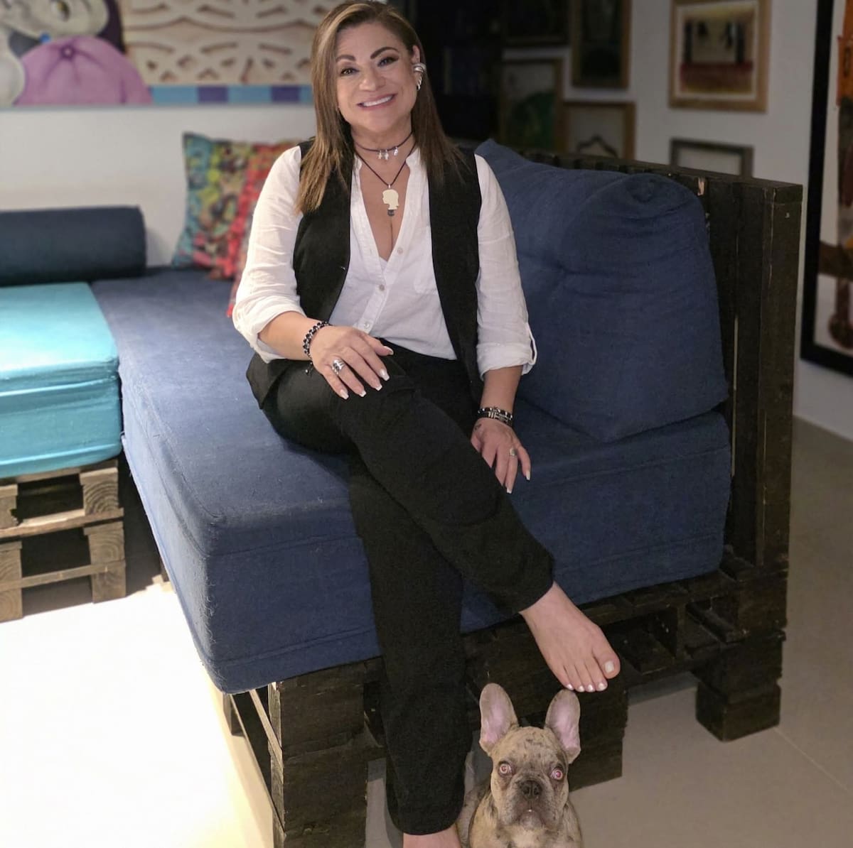 Sandra Barrera: una vida entera abriéndole espacio al arte. Foto suministrada/VANGUARDIA