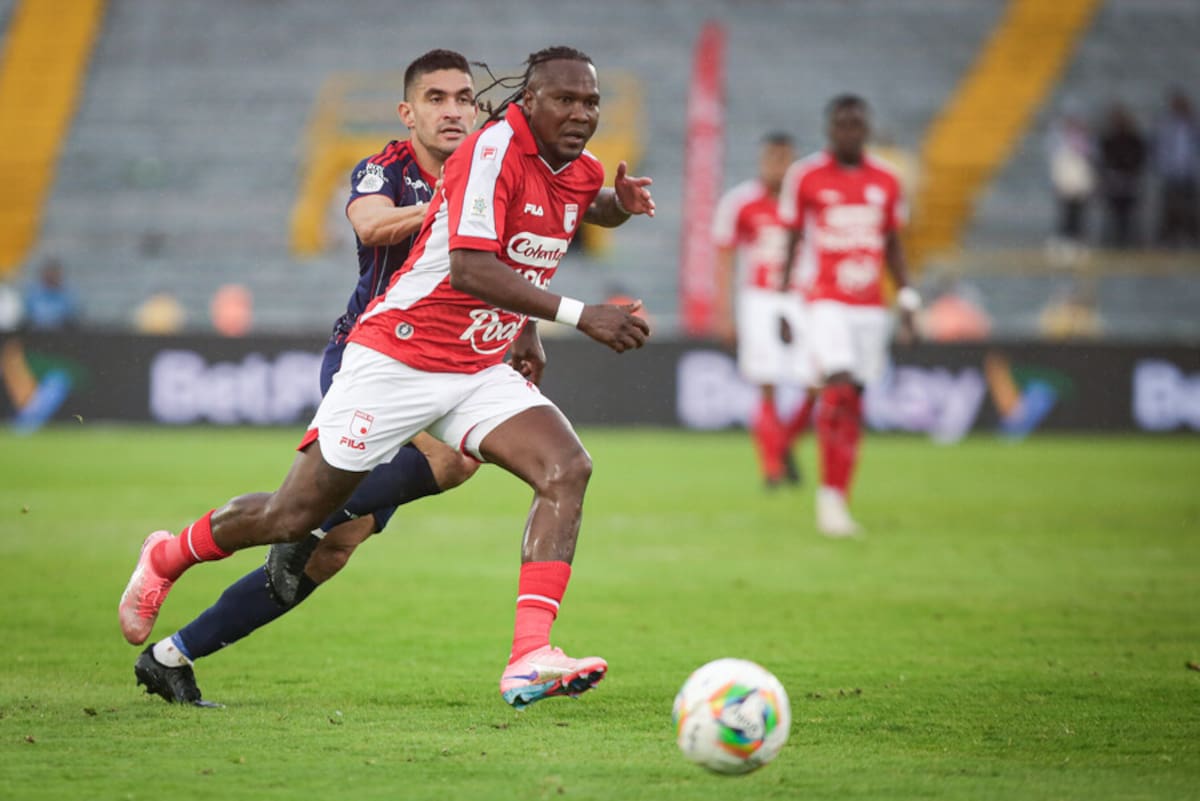 Santa Fe venció 2-1 a Junior, en la octava fecha de la Liga BetPlay I de 2026. Foto: Colprensa.