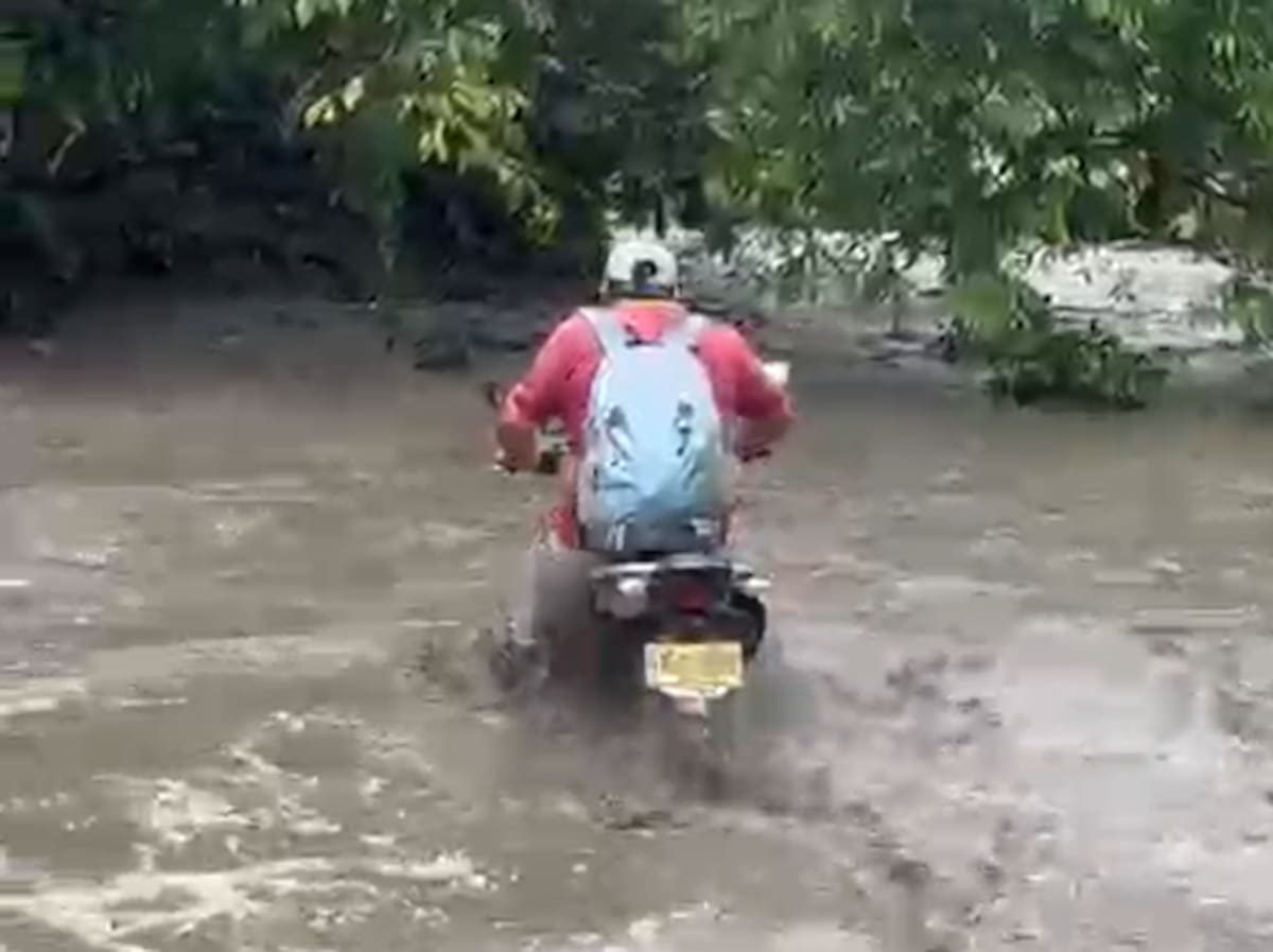 Daños por lluvias en Santa Helena del Opón.