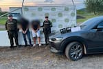 Dos hombres fueron sorprendidos cuando transportaban más de dos kilos de cocaína por las vías de Santander