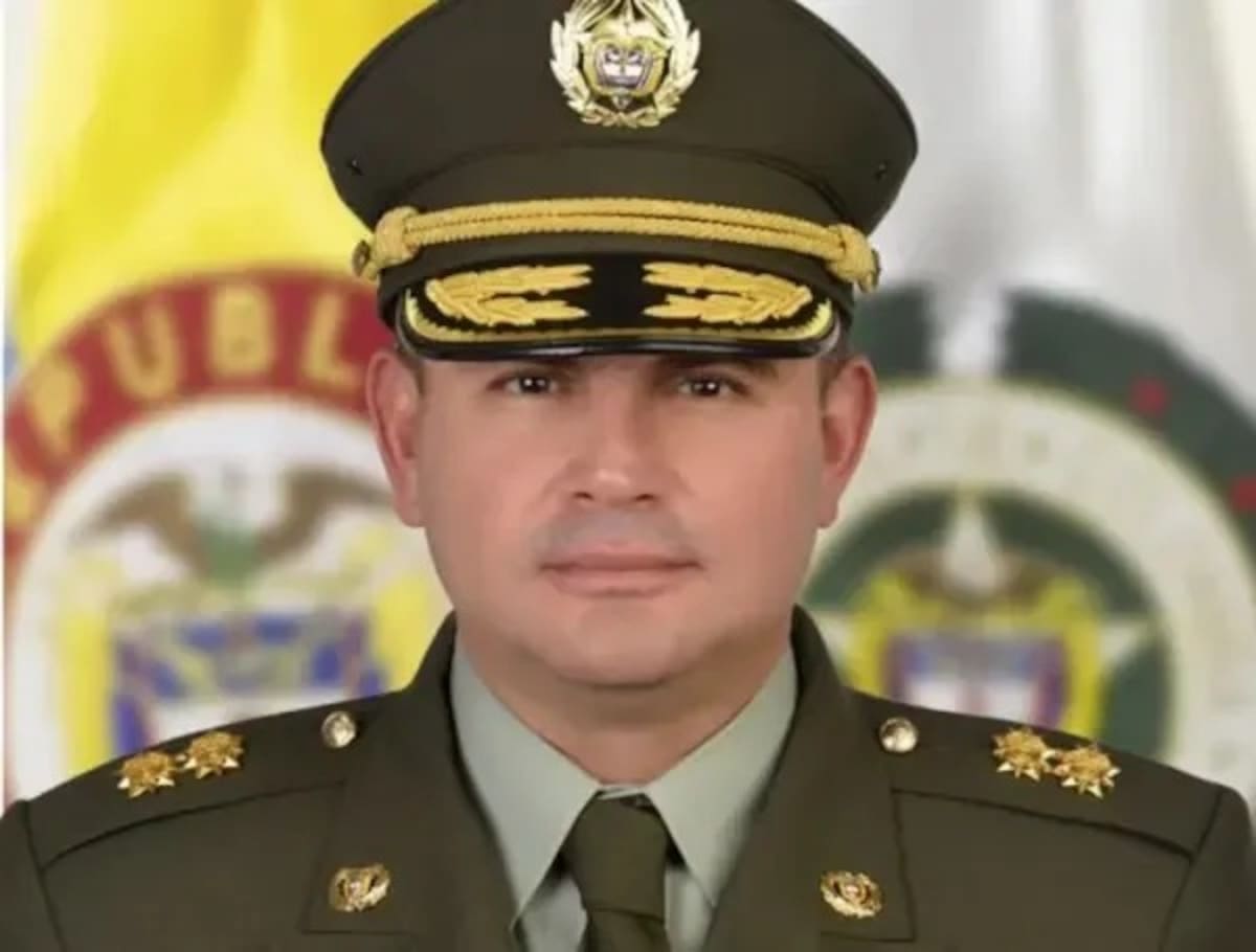 El brigadier general William Quintero Salazar, comandante de la Policía Metropolitana de Bucaramanga.