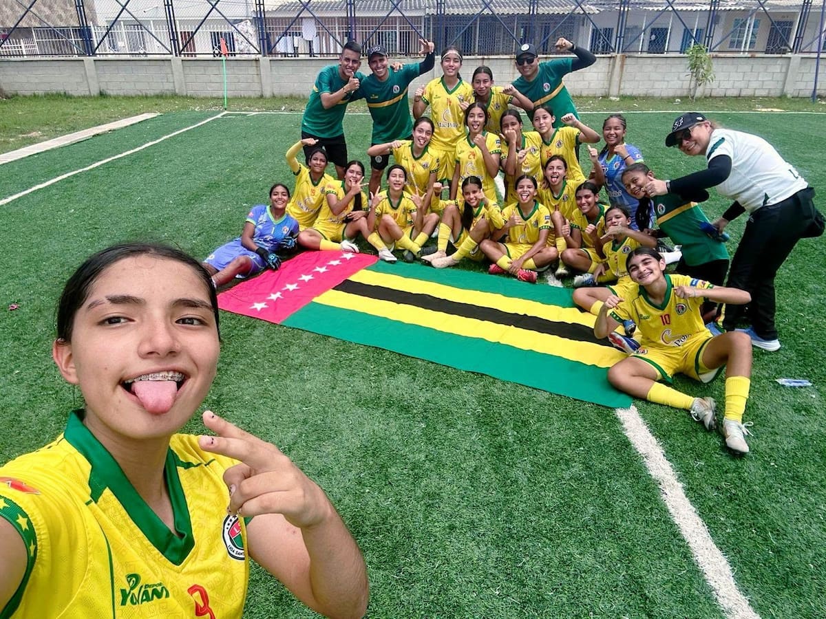 Santander defenderá su corona en la fase final del Campeonato Nacional Sub-13 femenino. Foto: Liga santandereana de fútbol