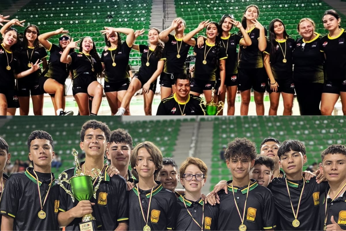 Santander se subió al podio del Torneo Nacional U13 de baloncesto: las selecciones masculina y femenina fueron terceras. Foto: Cortesía/Vanguardia