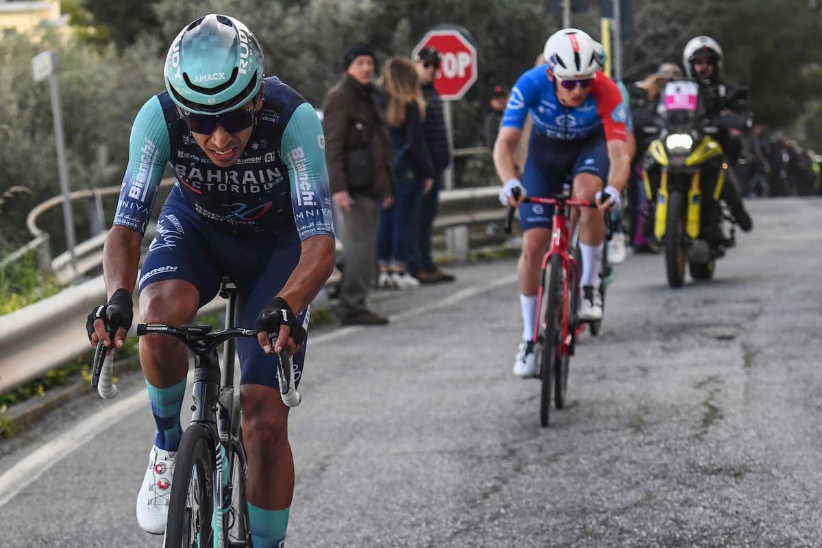 Santiago Buitrago conquista en solitario el Trofeo Laigueglia. Foto: @BHRVictorious