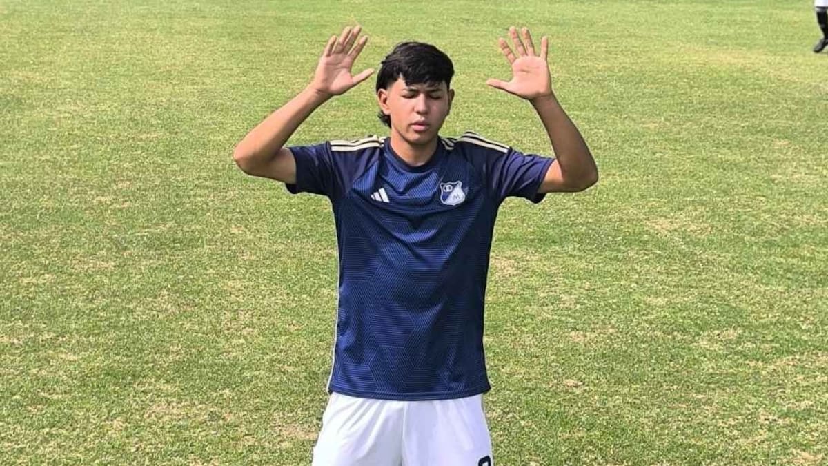 Falcao García envió un sentido mensaje frente al fallecimiento de Santiago Castrillón, jugador de Millonarios que falleció a los 18 años. Foto: Mundo Millos.