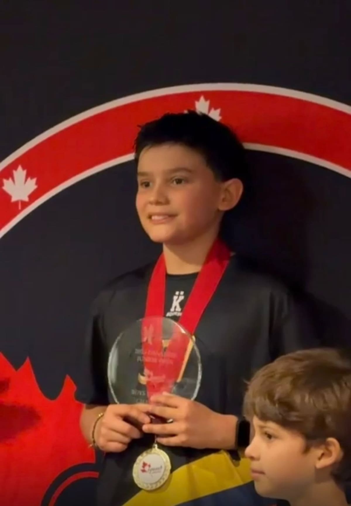 Santiago Mateus hace historia en Canadá: campeón del Canadian Junior Open. Foto: Cortesía/Vanguardia.