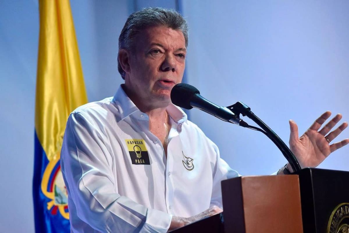 El Presidente aclaró que aunque se cumplió la meta, la campaña para incentivar el ahorro continuará. (Foto: Colprensa/VANGUARDIA LIBERAL)