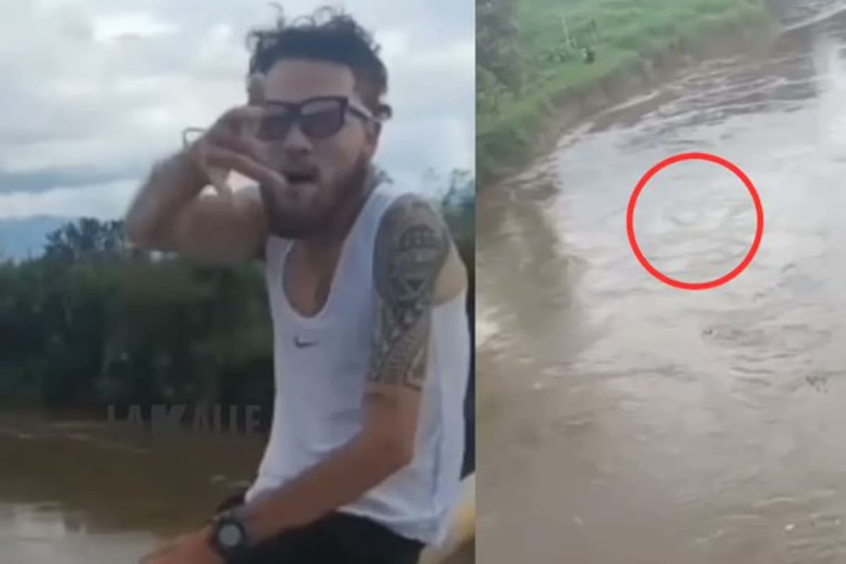 Encuentran sin vida a joven que se lanzó al río Cauca y desapareció; su amigo lo grabó.