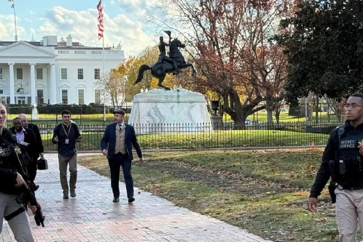 Se presentó un tiroteo cerca a la Casa Blanca. Foto: Redes Sociales