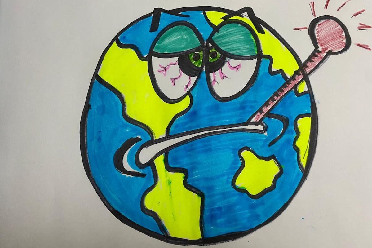 Dibujo por: Sebastián Vidal Castañeda.