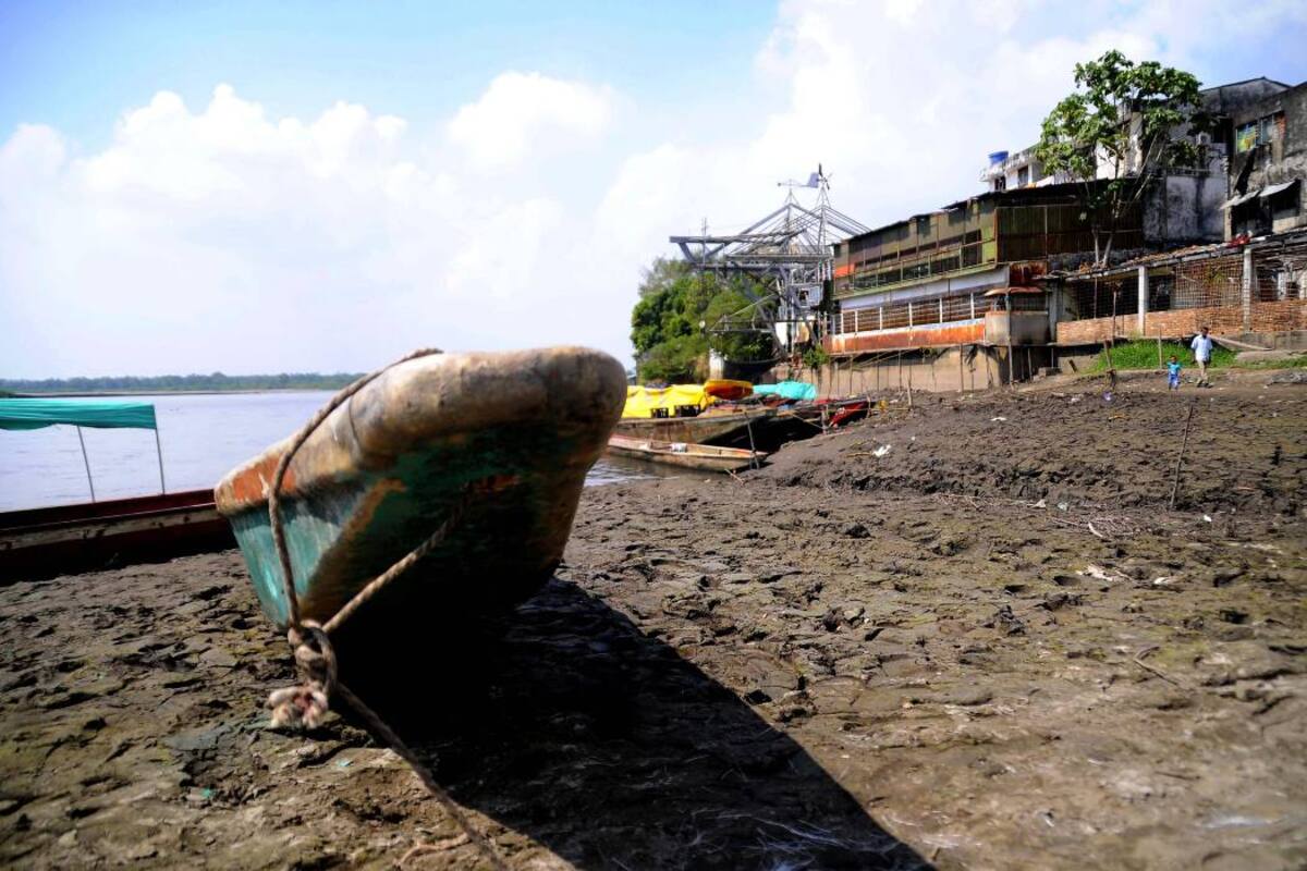 El 2015 le trajo nuevamente la sequía al río Magdalena. En algunos sectores del afluente, a orillas de municipios como Barrancabermeja, los niveles no permiten la pesca y la movilización del transporte de carga. El Gobierno espera que con el proyecto de recuperación de la navegabilidad se tengan niveles óptimos de movilidad todo el año. (Foto: Edgar Pernett/VANGUARDIA LIBERAL)