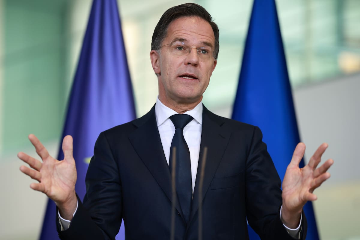 El Secretario General de la Organización del Tratado del Atlántico Norte (OTAN), Mark Rutte. //EFE - CLEMENS BILAN.