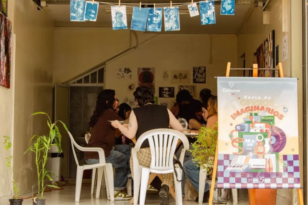 Con talleres de cerámica, danza, teatro, fotografía, música y artes visuales, la Feria de Oficios Imaginarios se ubicará en Bucaramanga como un punto de encuentro para la exploración colectiva de saberes y arte. / Tomadas de @tercero_estudio_ en Instagram