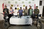 Cayeron cinco presuntos miembros del Clan del Golfo señalados de extorsiones y homicidios en Santander