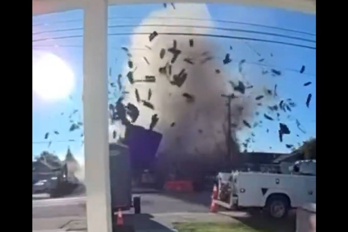 Seis personas resultaron heridas explota una casa en California, Estados Unidos.| Foto: Captura Tomada de Video.
