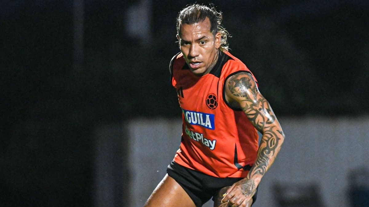 Dayro Moreno regresa a la selección Colombia. Foto: selección Colombia.
