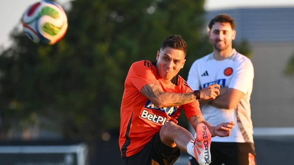Juan Fernando Quintero será una de las alternativas de Néstor Lorenzo para el segundo tiempo ante México. /FOTO: FCF