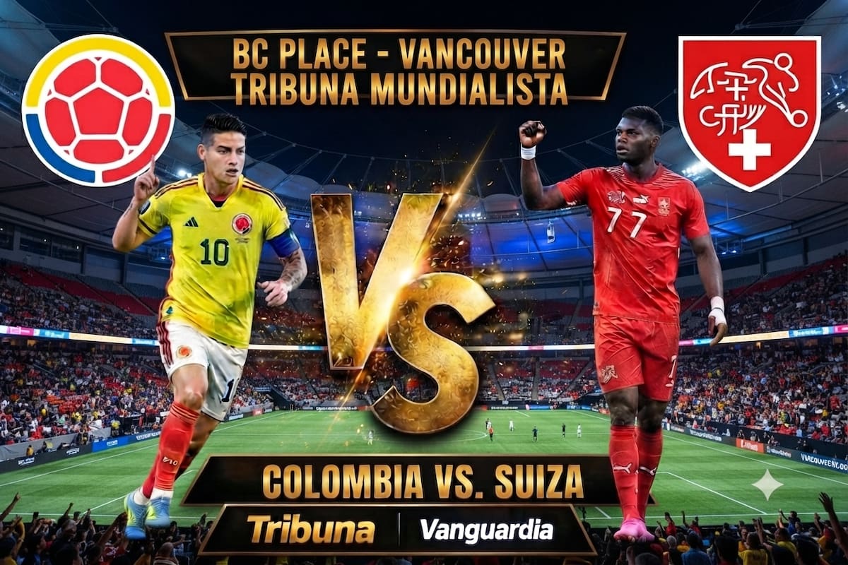 Colombia buscará vencer a Suiza para clasificar a los cuartos de final e igualar la mejor actuación de su historia en el certamen. /FOTO: IA
