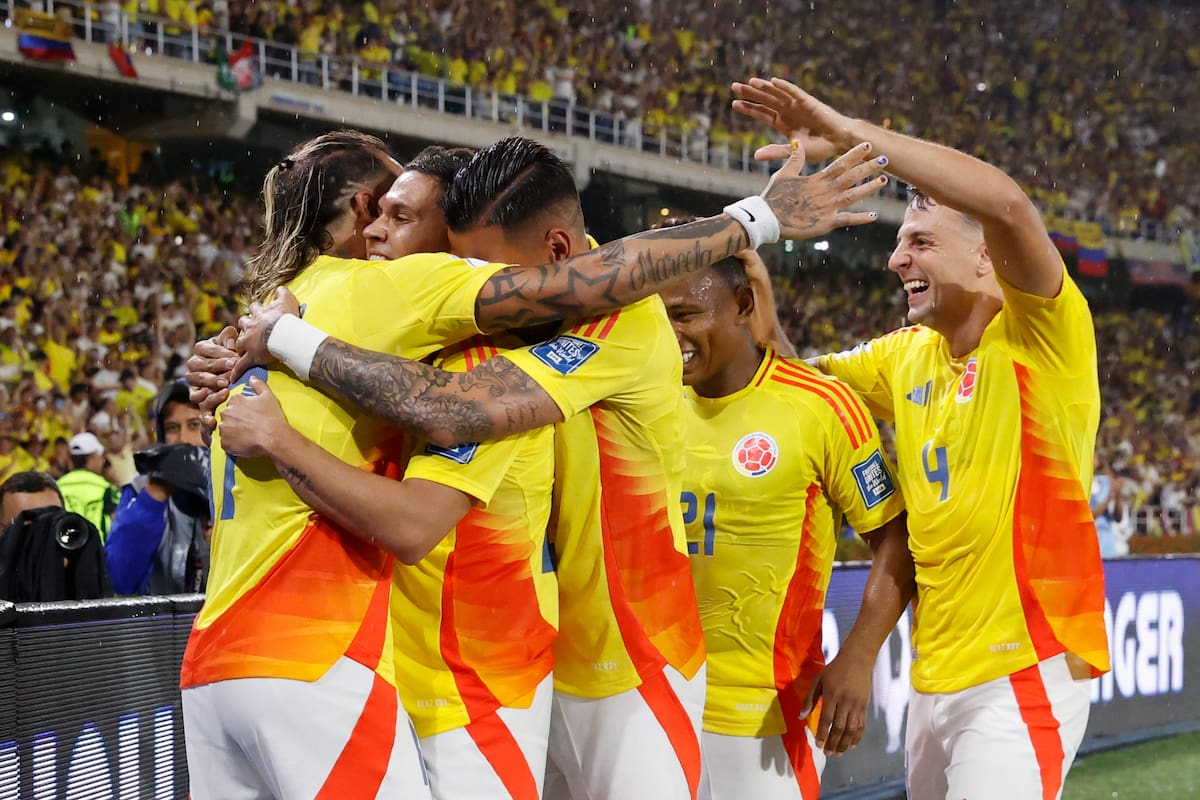 Colombia se metió a su séptima cita mundialista tras la victoria ante Bolivia. //Foto, EFE: Mauricio Dueñas Castañeda