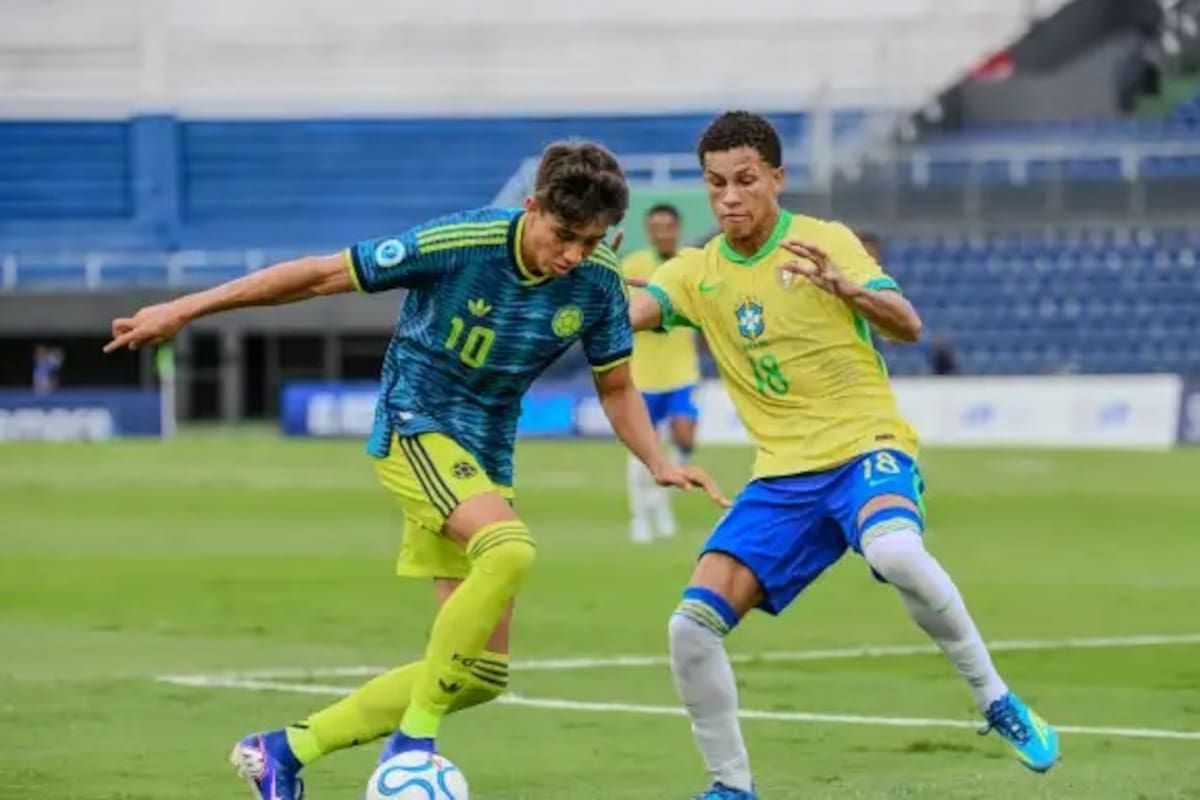 Colombia jugará la final del Sudamericano Sub 17, luego de vencer a Brasil en semifinales. /FOTO: FCF