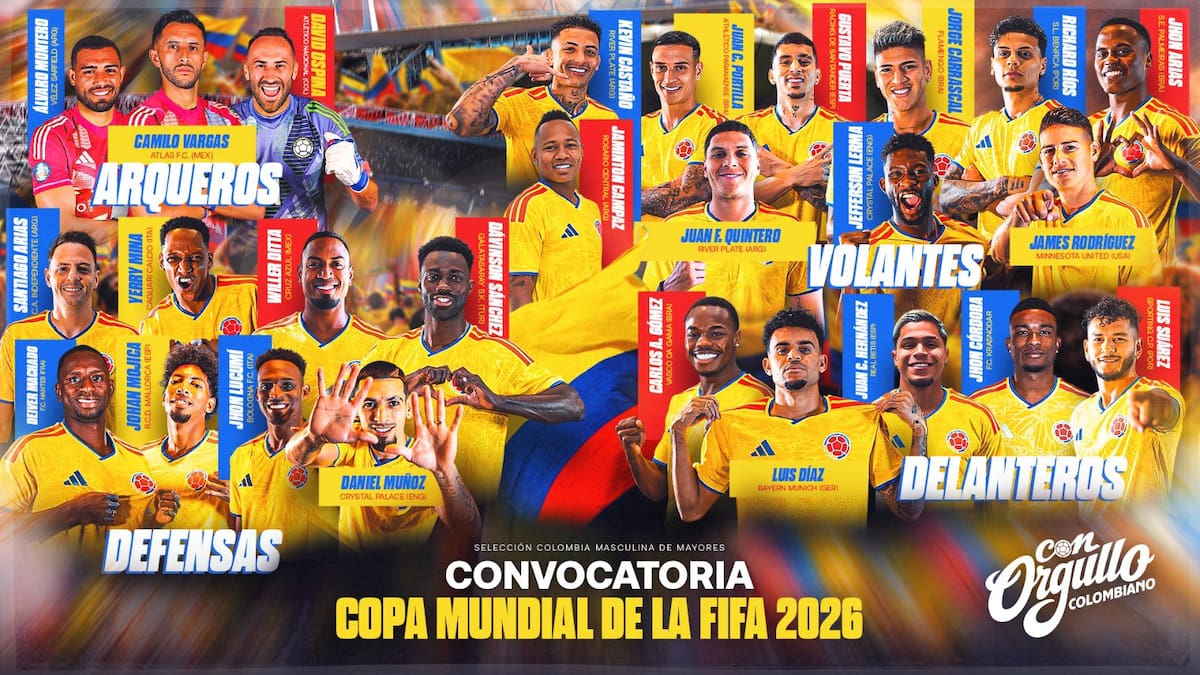 𝗘𝗹𝗹𝗼𝘀 𝗹𝗼𝘀 𝗲𝗹𝗲𝗴𝗶𝗱𝗼𝘀 𝗽𝗼𝗿 𝗡𝗲́𝘀𝘁𝗼𝗿 𝗟𝗼𝗿𝗲𝗻𝘇𝗼, 𝗽𝗮𝗿𝗮 𝗿𝗲𝗽𝗿𝗲𝘀𝗲𝗻𝘁𝗮𝗿𝗻𝗼𝘀 𝗲𝗻 𝗹𝗮 𝗖𝗼𝗽𝗮 𝗠𝘂𝗻𝗱𝗶𝗮𝗹 𝗱𝗲 𝗹𝗮 𝗙𝗜𝗙𝗔 𝟮𝟬𝟮𝟲. /FOTO: FCF