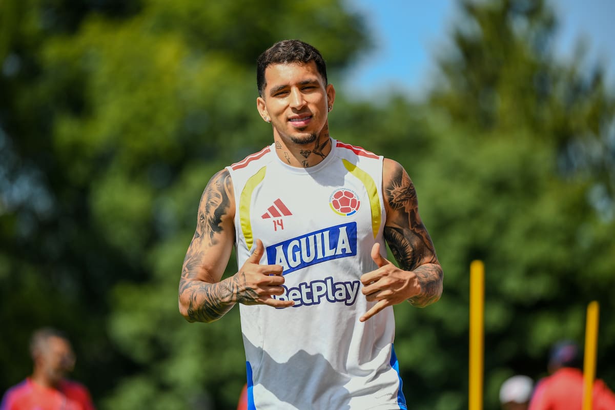 Gustavo Puerta ha tenido un brillante Mundial con la selección Colombia. Foto: FCF.