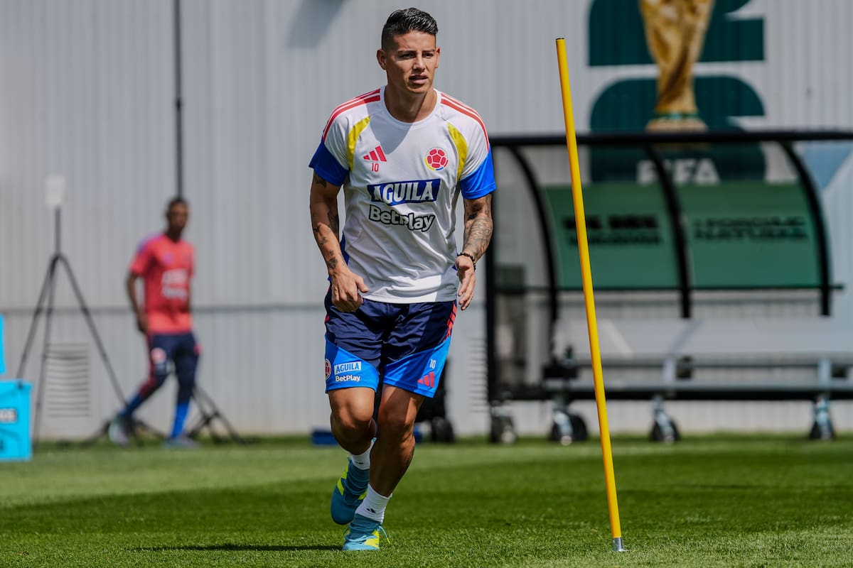 James Rodríguez intentará liderar a Colombia frente a Suiza. Foto: FCF.