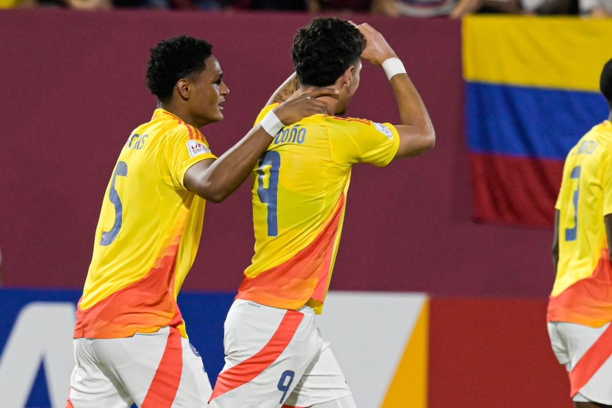 La selección Colombia Sub-17 enfrenta a Francia por un lugar en los octavos de final del Mundiade Qatar. Foto: FCF.