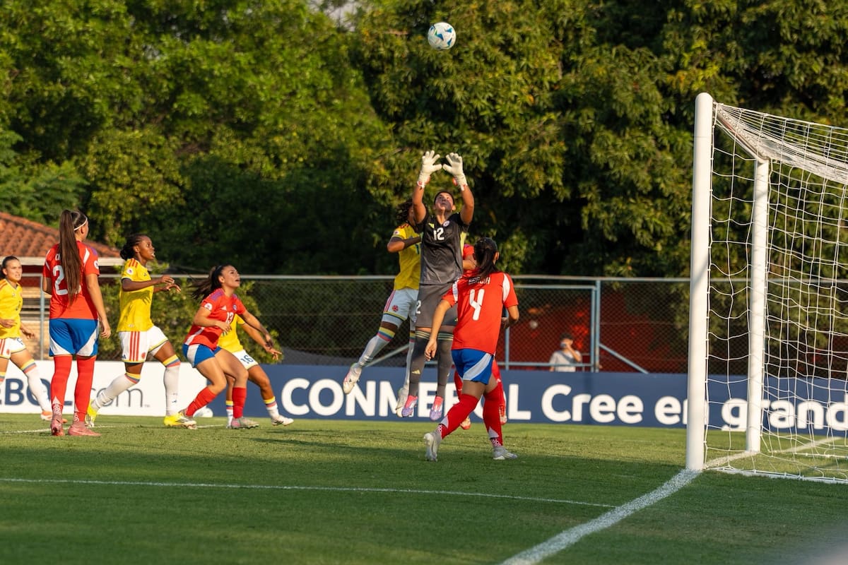 Selección Colombia Sub-20 empató con Chile y encendió las alarmas en el Sudamericano. Foto: @CONMEBOLtorneos