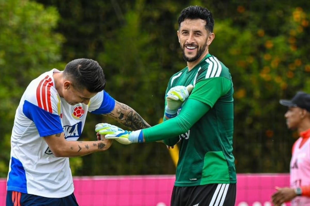 Selección Colombia ya trabaja en Guarne: estos son los primeros jugadores concentrados. Foto: James Rodríguez