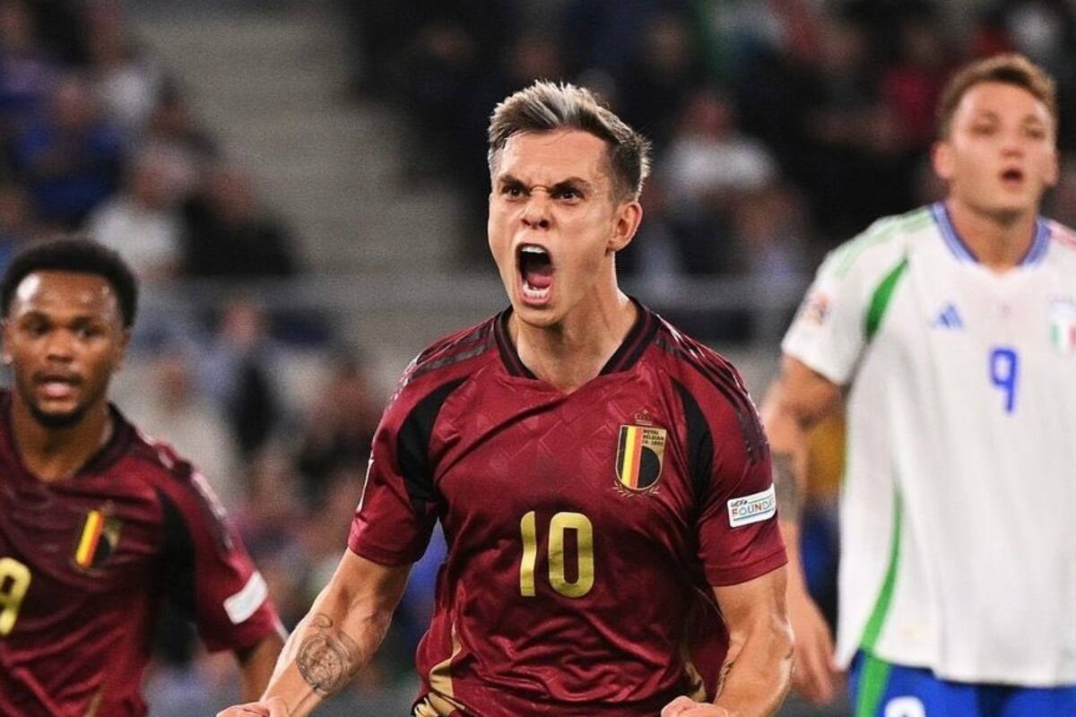 Bélgica y Francia se enfrentan en la Uefa Nations League 2024/2025. Foto: redes sociales de Bélgica.