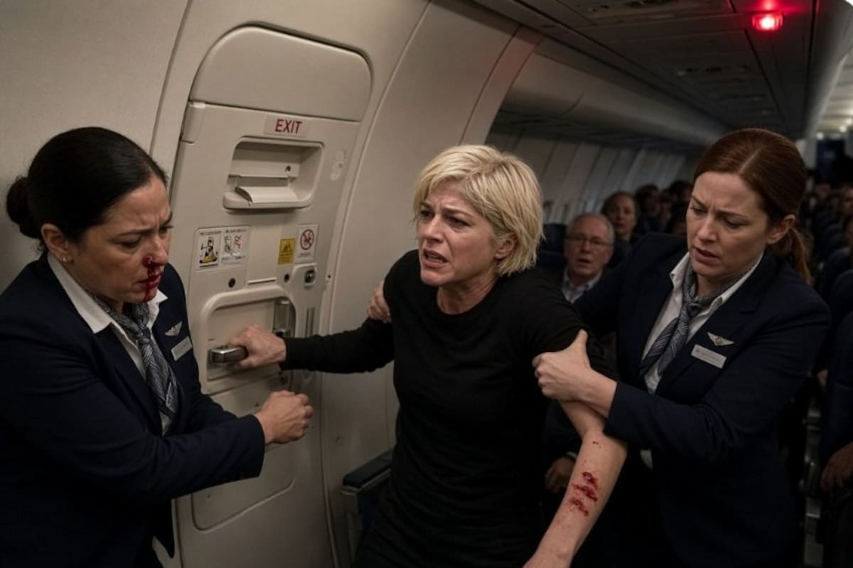 Hospitalizan a la actriz Selma Blair tras presuntamente agredir físicamente a auxiliares de un vuelo de Delta.