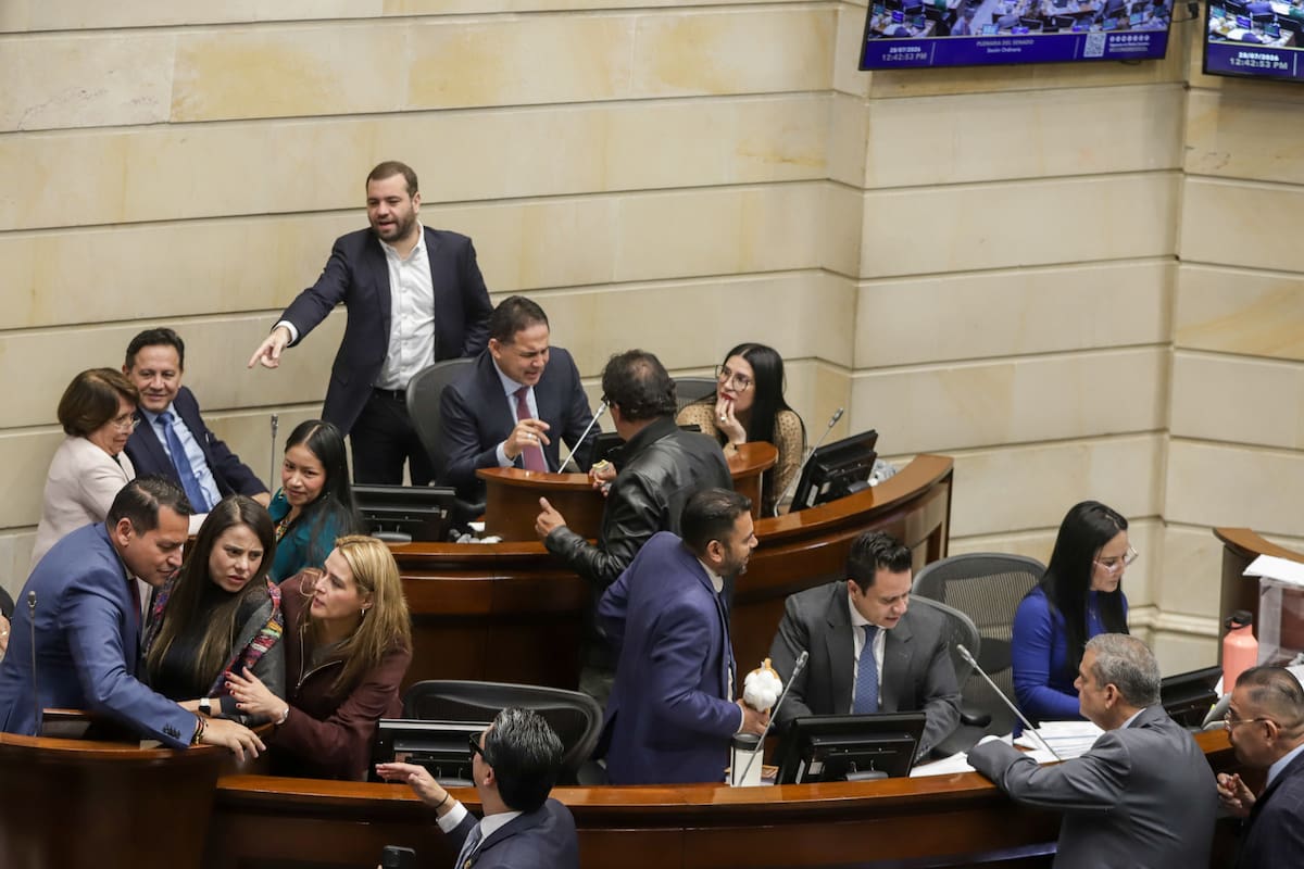 Mesa directiva del Senado de la República. Foto: Colprensa/VANGUARDIA