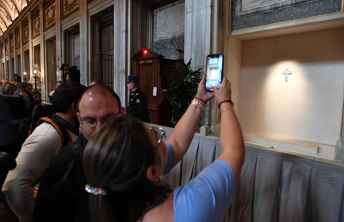 Tumba del papa Francisco EFE / VANGUARDIA