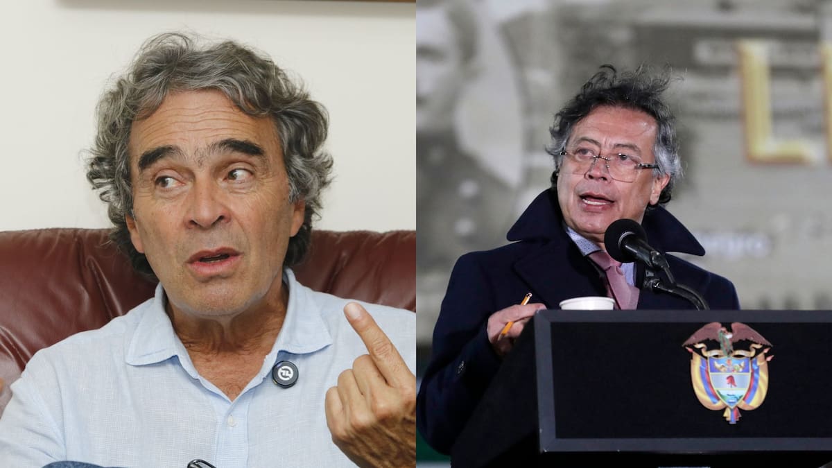 El candidato presidencial Sergio Fajardo y el presidente Gustavo Petro// Fotos: El Universal - EFE.