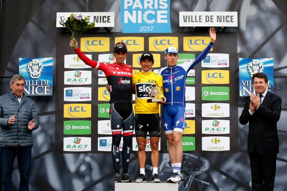 Sergio Luis Henao, campeón de la París Niza 2017, será la estrella del Picacho Challenge 2026. (Foto: EFE / VANGUARDIA)