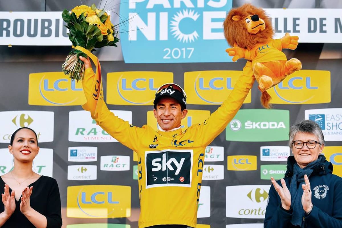 Sergio Luis Henao, campeón de la París Niza 2017, será la estrella del Picacho Challenge 2026. (Foto: Tomada de teamsky.com / VANGUARDIA)