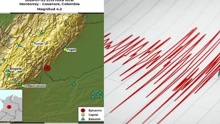 Temblor de magnitud 4,2 sacudió Casanare en la noche de este sábado: así fue el reporte del SGC