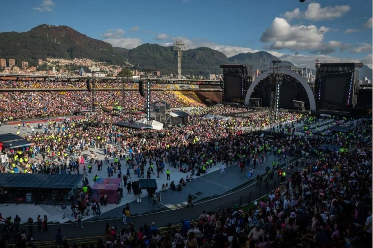Shakira llegó a Colombia con su gira 'Las mujeres ya no lloran'. Su concierto en el Estadio El Campín de Bogotá fue todo un éxito. //Foto: El Universal.